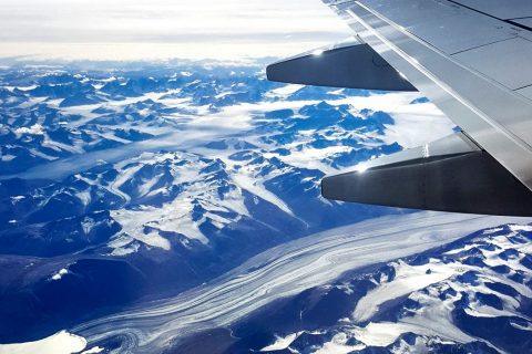 Over SE Alaska